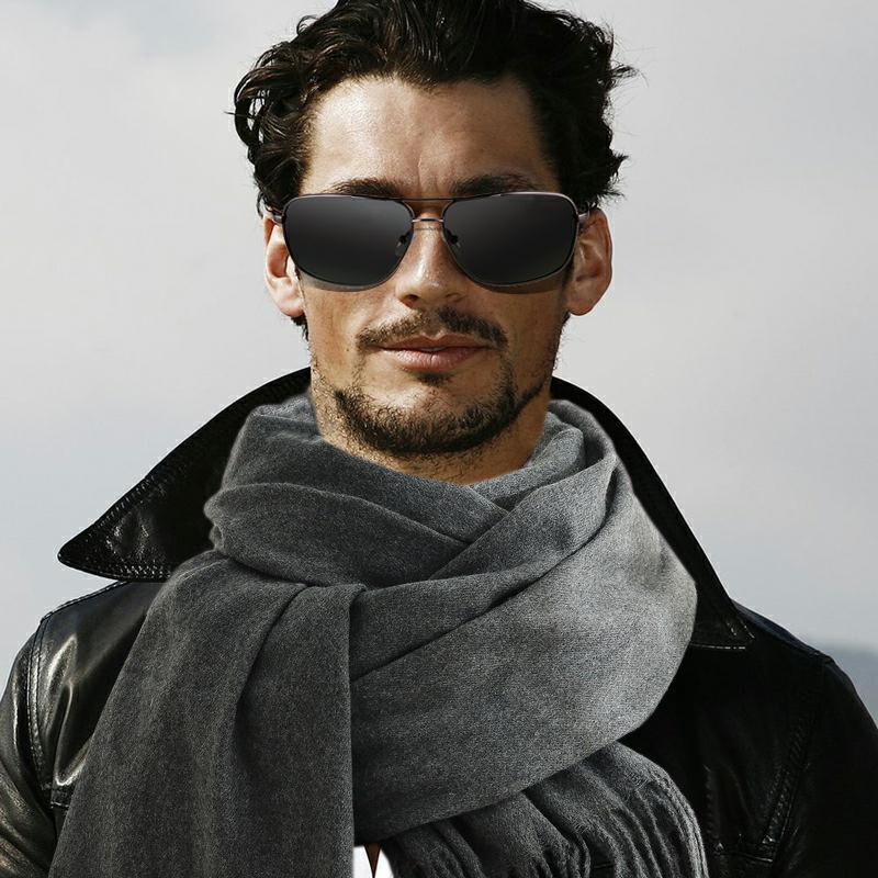 Fashion Scarf Man Winter Warm  – обзор и цена Muffler Men Wool