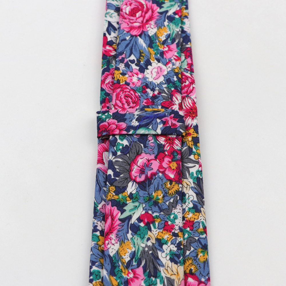 Cotton Flower Tie Men's Colour – обзор и цена Skinny Tie Men