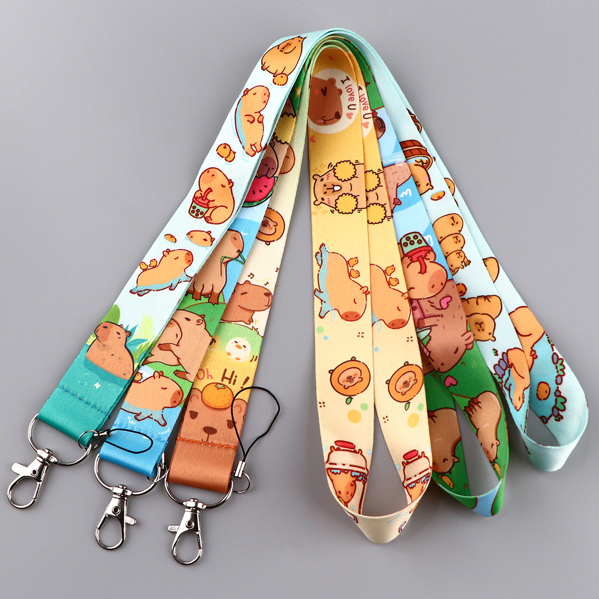 Cute Capybara Lanyards for Key – обзор и цена Lanyard Badge Holder