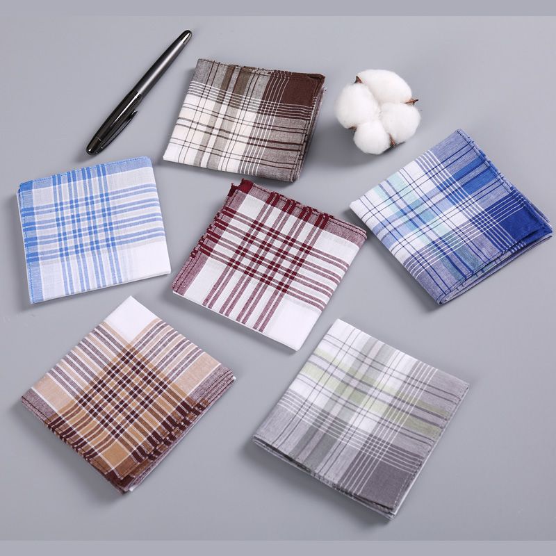 12Pcs Men's Pure Cotton Handke – обзор и цена Handkerchief Cotton Men