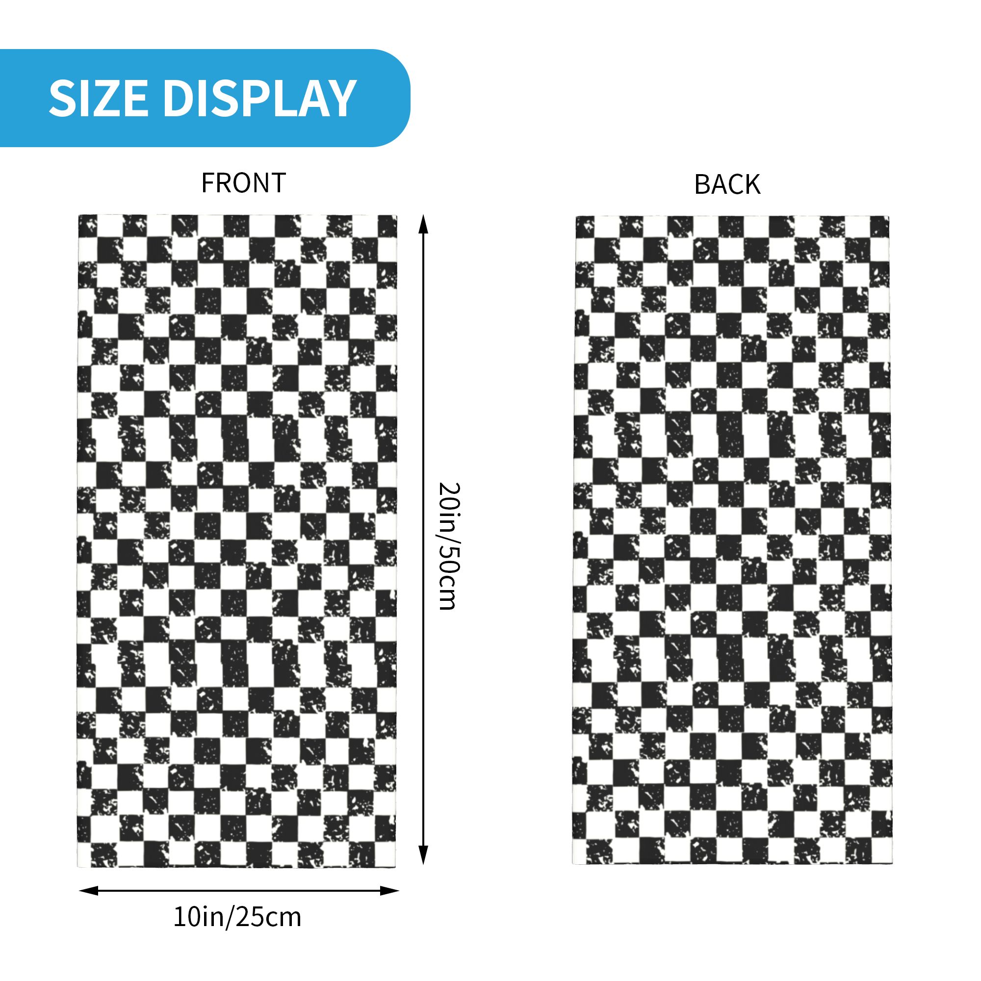 Custom Retro Checkered Flag Wi – обзор и цена Neck Warmer Tube