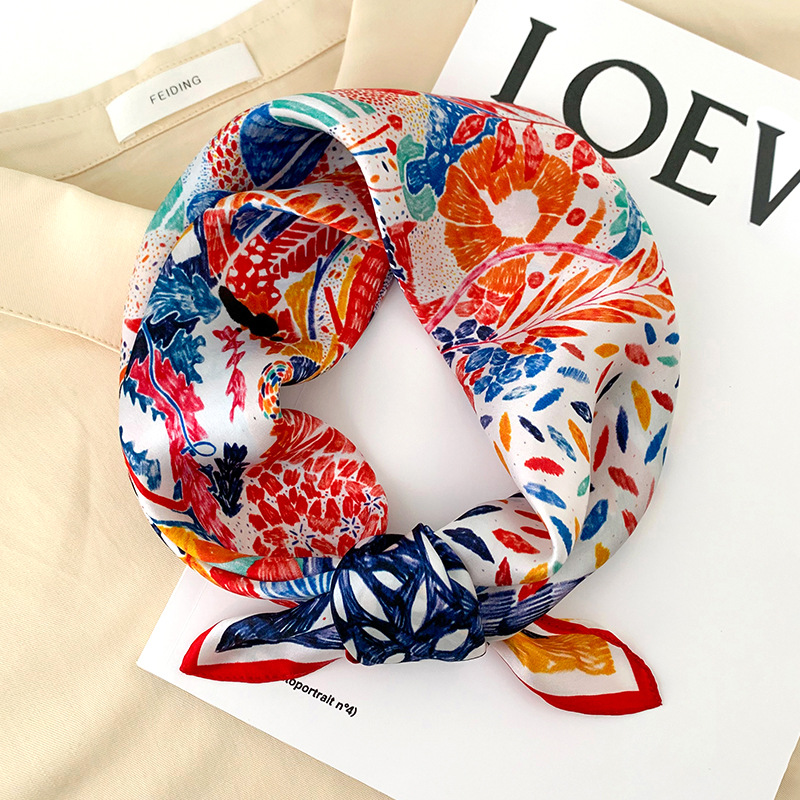 53cm Square Silk Scarf Women N – обзор и цена Silk Neck Scarf