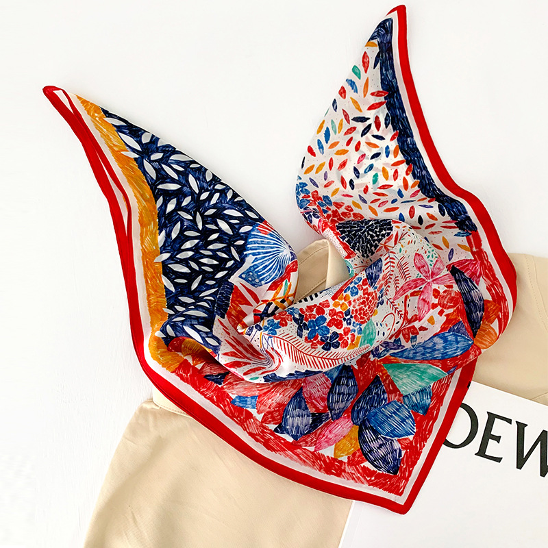 53cm Square Silk Scarf Women N – обзор и цена Silk Neck Scarf