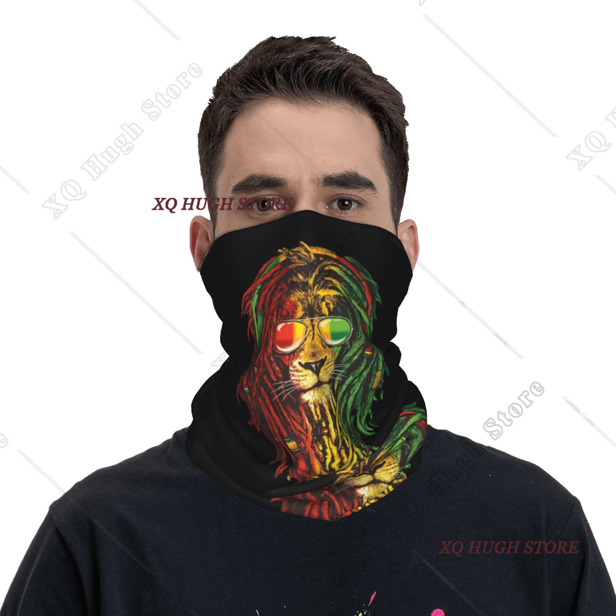 Rasta Reggae Lion Sunglass Art – обзор и цена Neck Warmer Tube