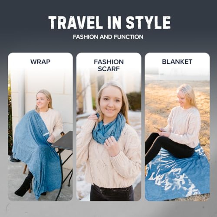 Infinity Travel Scarf Loop wit – обзор и цена Infinity Scarf Knit