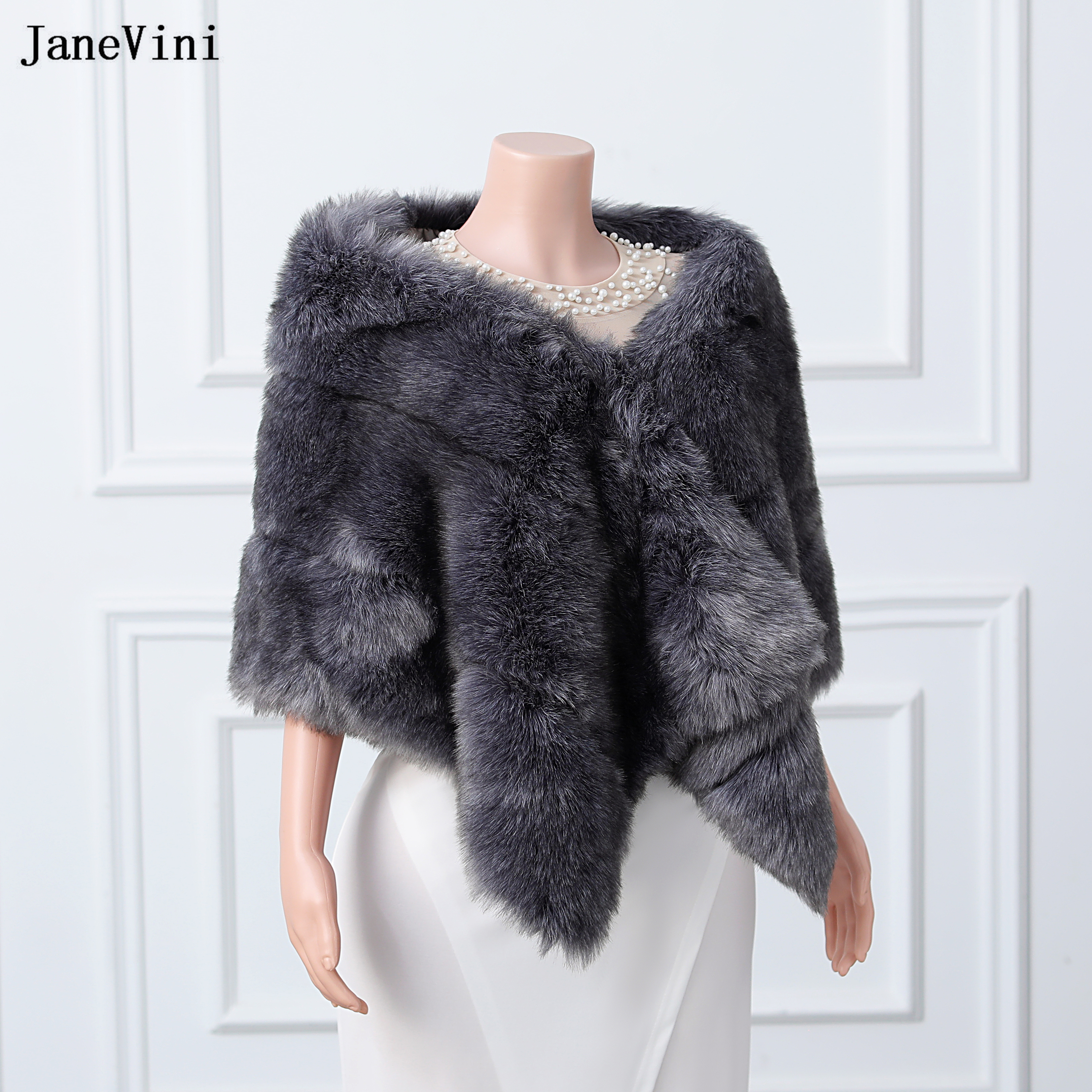 JaneVini High Quality Dark Gra – обзор и цена Stole Wedding Shawl