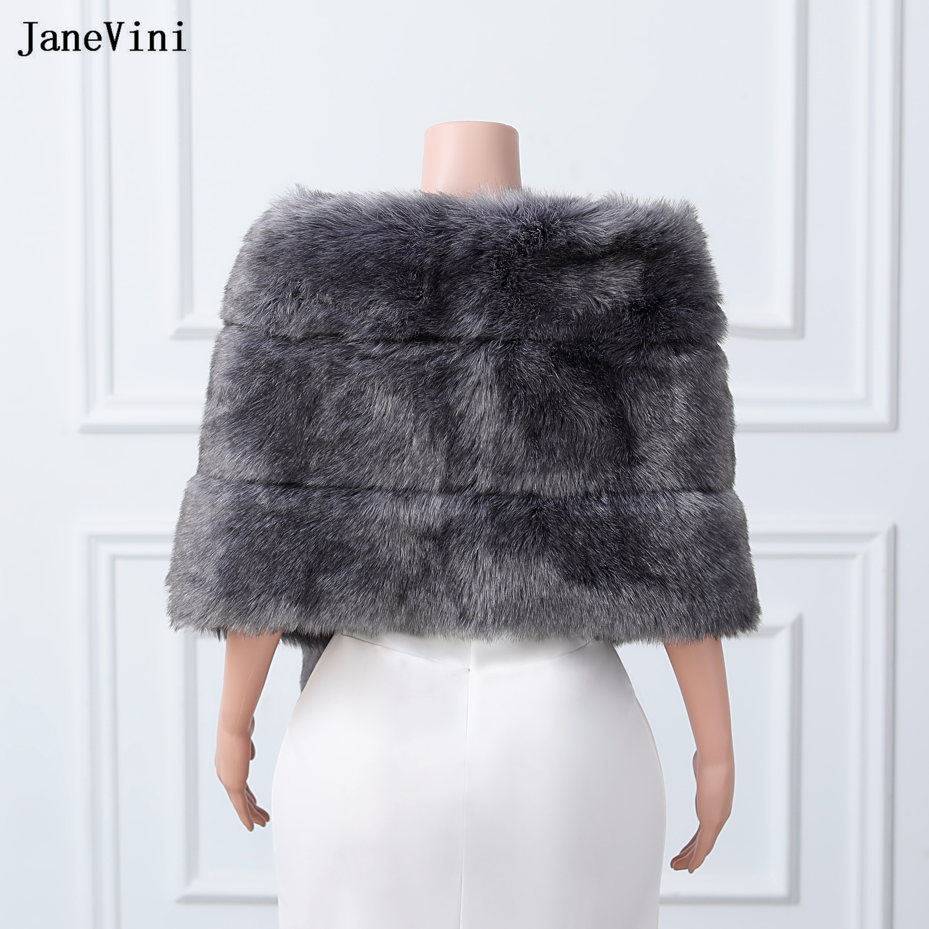 JaneVini High Quality Dark Gra – обзор и цена Stole Wedding Shawl