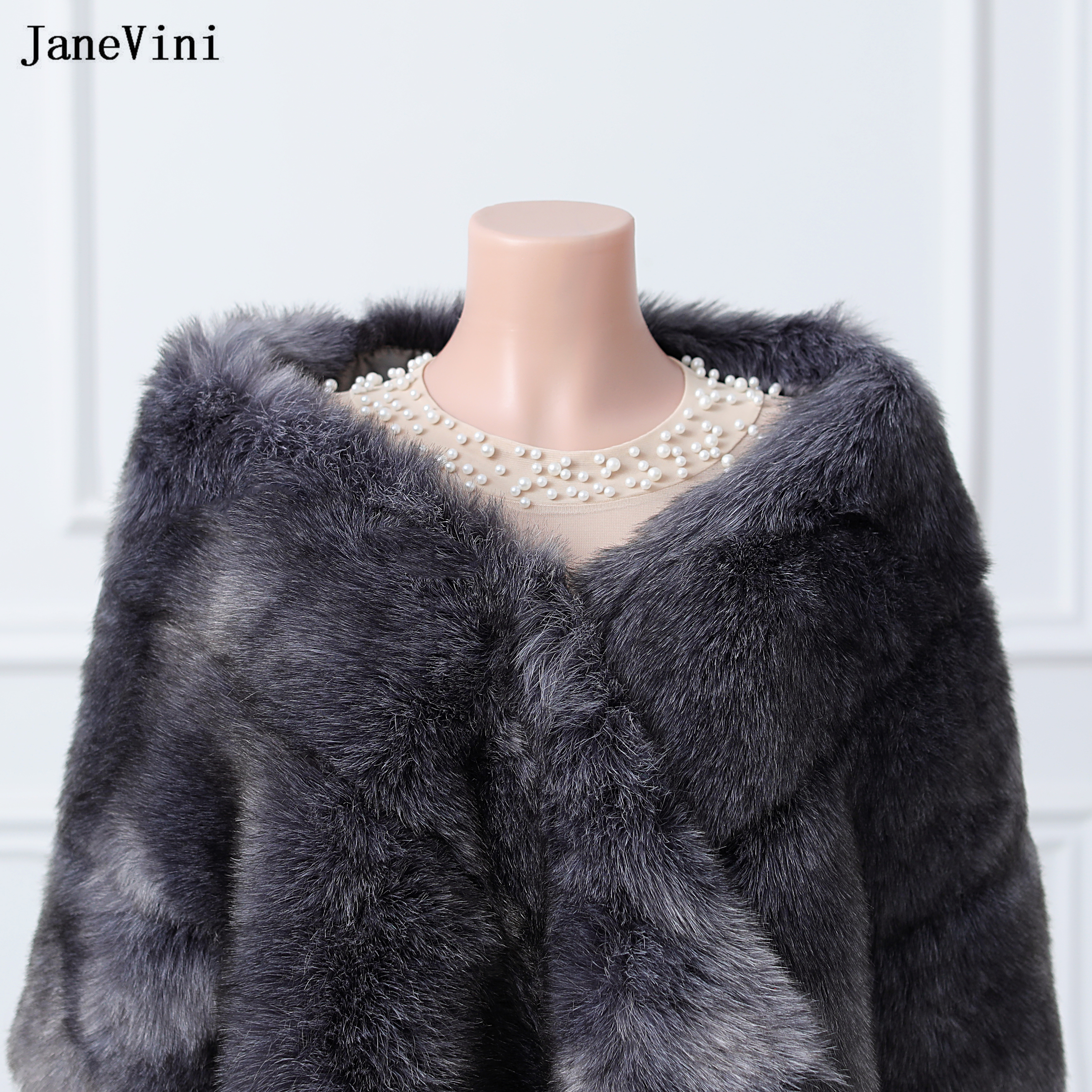 JaneVini High Quality Dark Gra – обзор и цена Stole Wedding Shawl