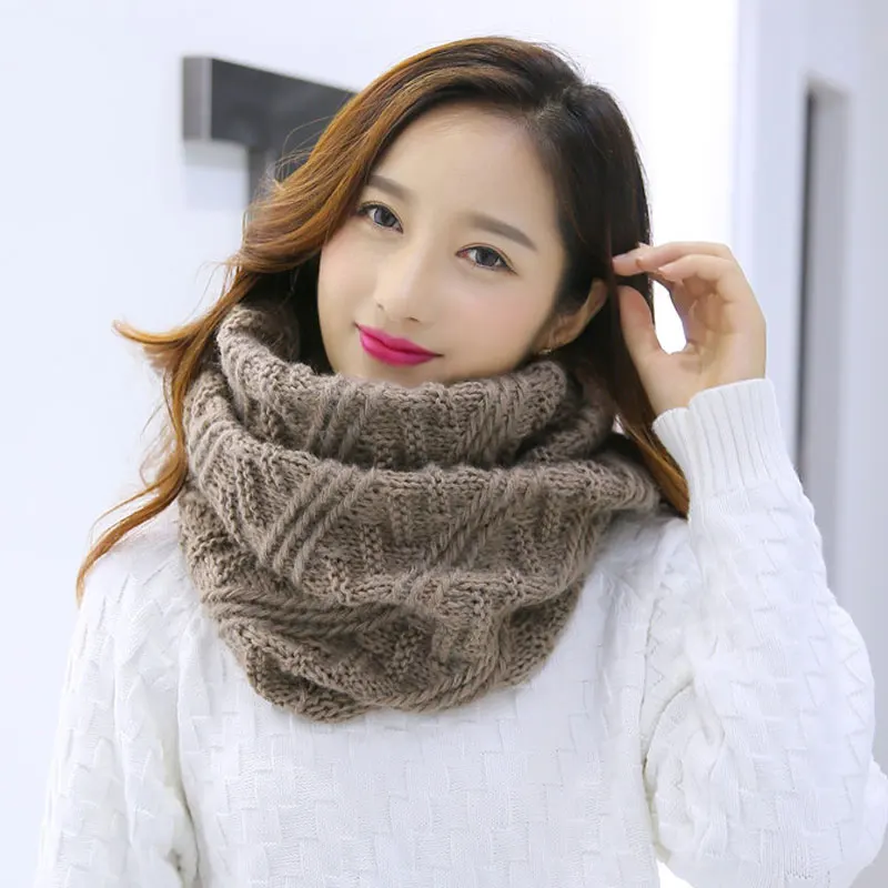 Unisex Winter Soft Chunky Knit – обзор и цена Infinity Scarf Knit