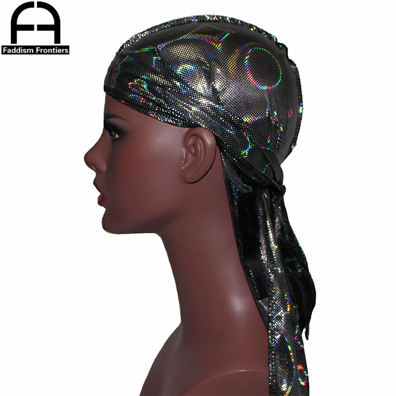 New Men's Colorful Sparkly Sil – обзор и цена Bandana Doo Rag