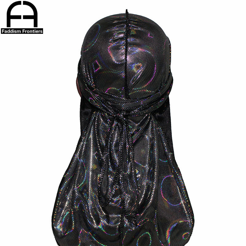 New Men's Colorful Sparkly Sil – обзор и цена Bandana Doo Rag
