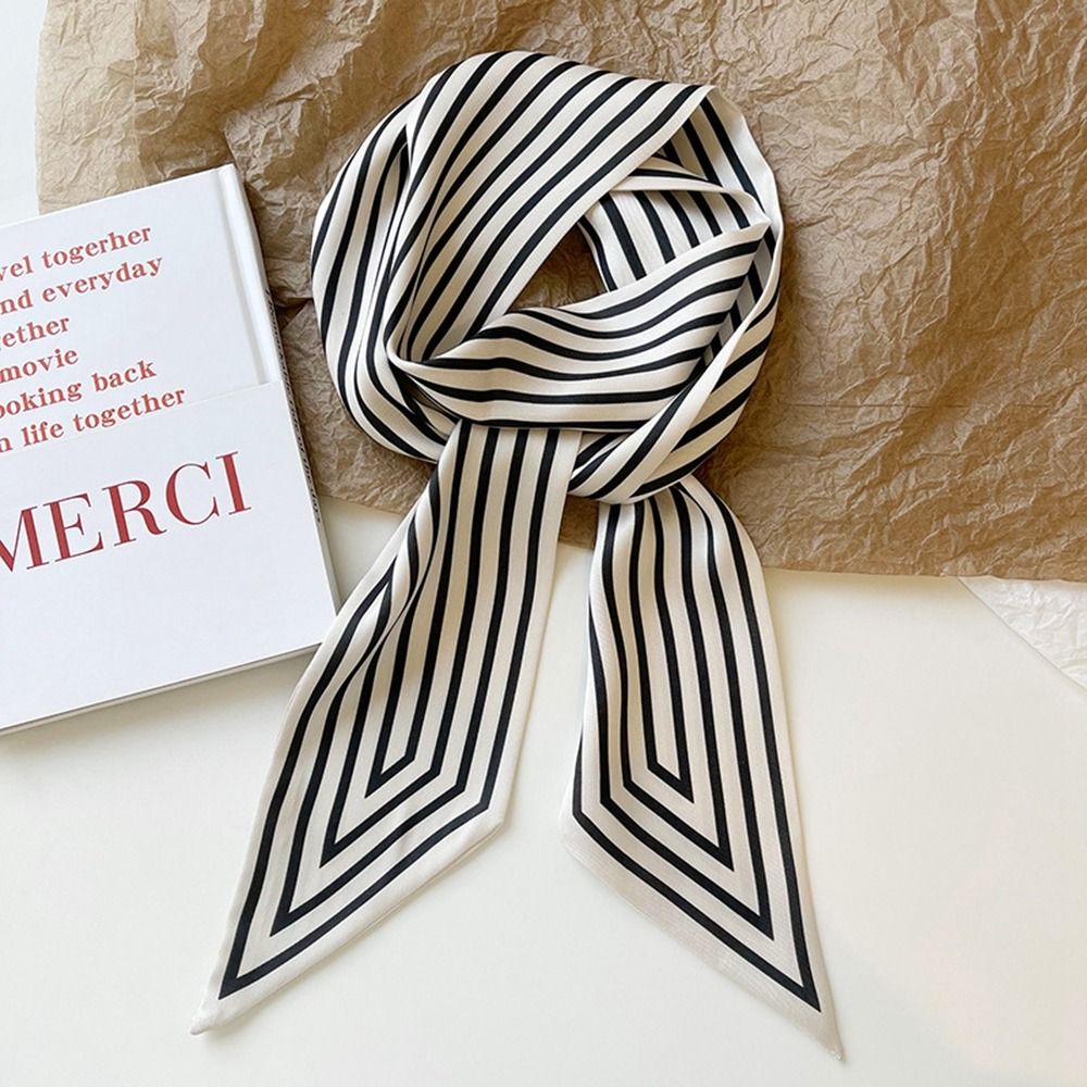 Retro Tie Wraps Female Shawl R – обзор и цена Silk Tie Striped