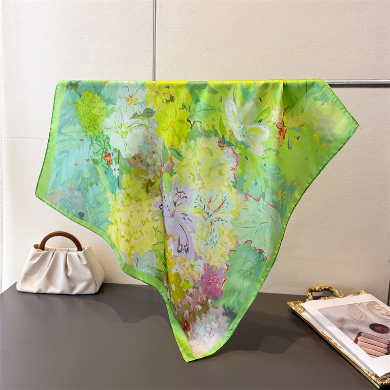 70*70cm Square Silk Scarf for  – обзор и цена Ascot Neck Scarf