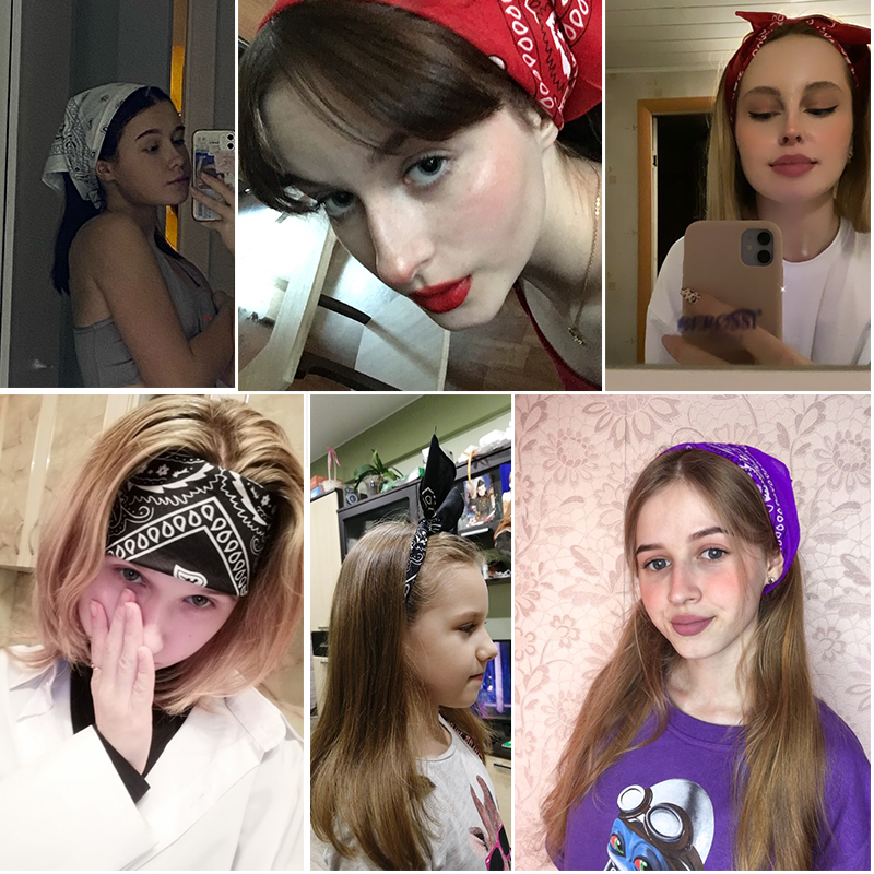 New Headbands Unisex Cotton Ba – обзор и цена Bandana Cotton