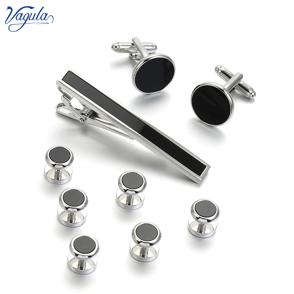 VAGULA 9 PCS Tie bar Cuff link – обзор и цена Tie Bar Set Gift