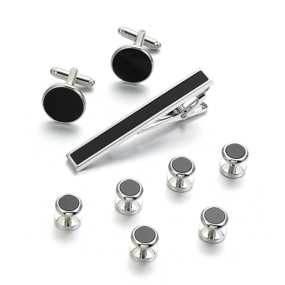VAGULA 9 PCS Tie bar Cuff link – обзор и цена Tie Bar Set Gift