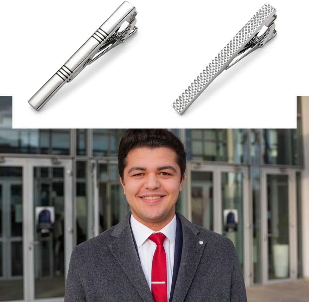 Classic Silver Tie Bar Set for – обзор и цена Tie Bar Set Gift