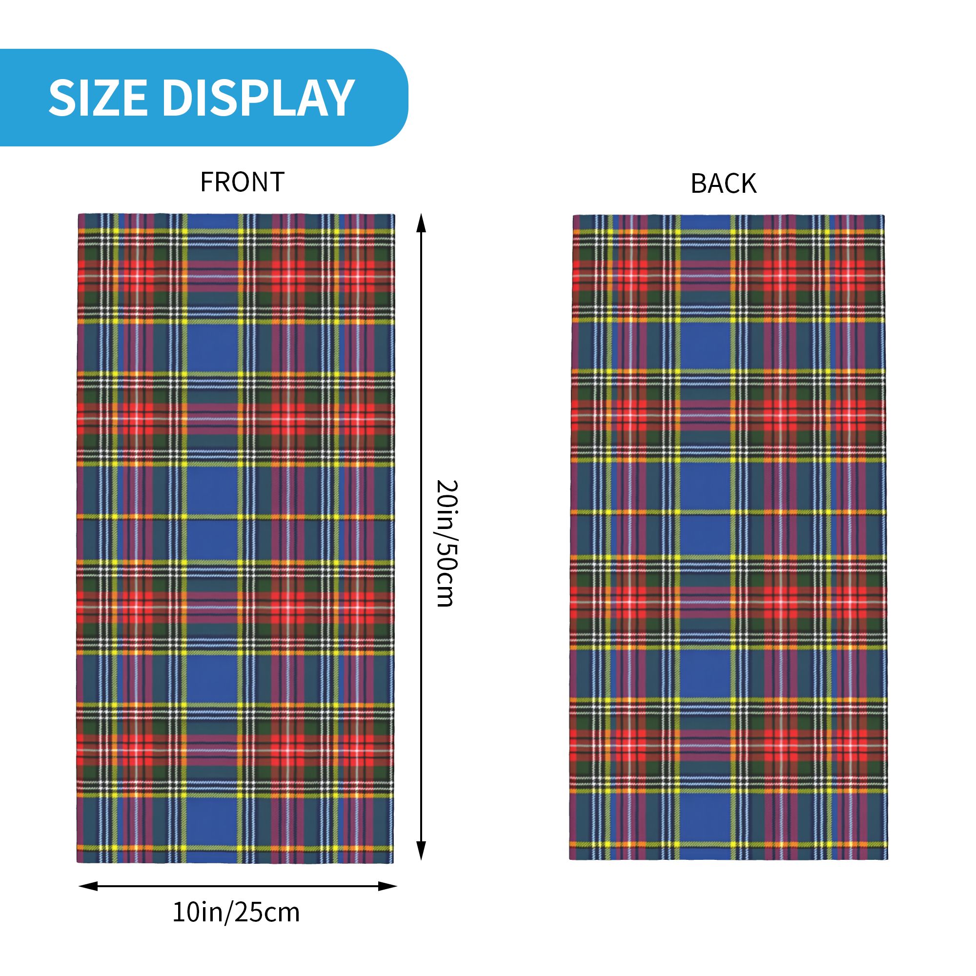 Custom Royal Tartan Plaid Wint – обзор и цена Neck Warmer Tube