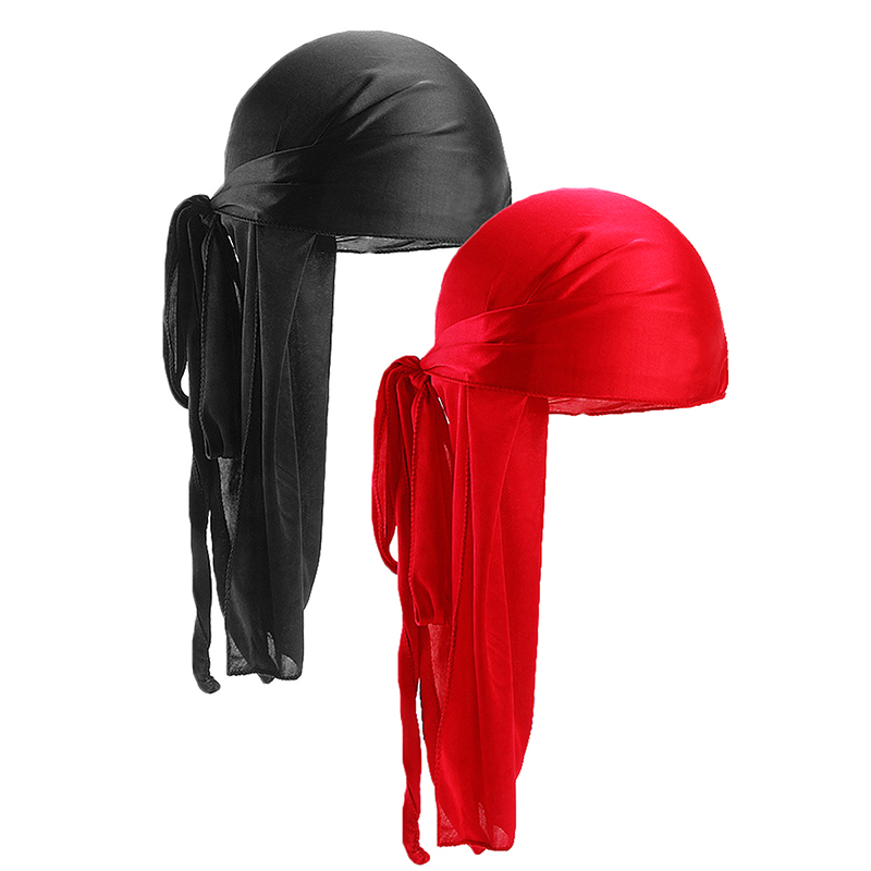 2 pcs Silky Satin Durags for M – обзор и цена Bandana Doo Rag