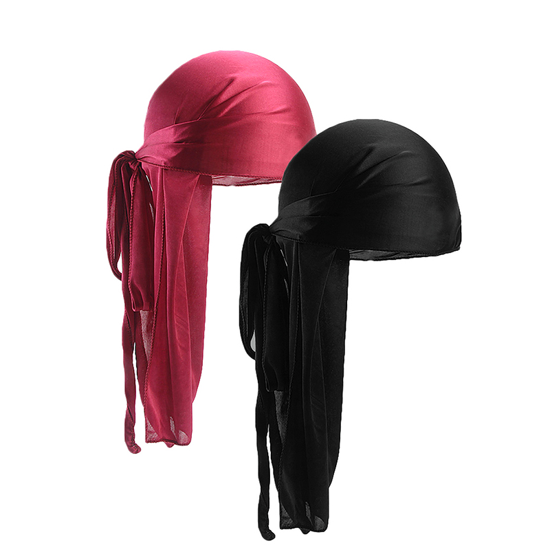 2 pcs Silky Satin Durags for M – обзор и цена Bandana Doo Rag