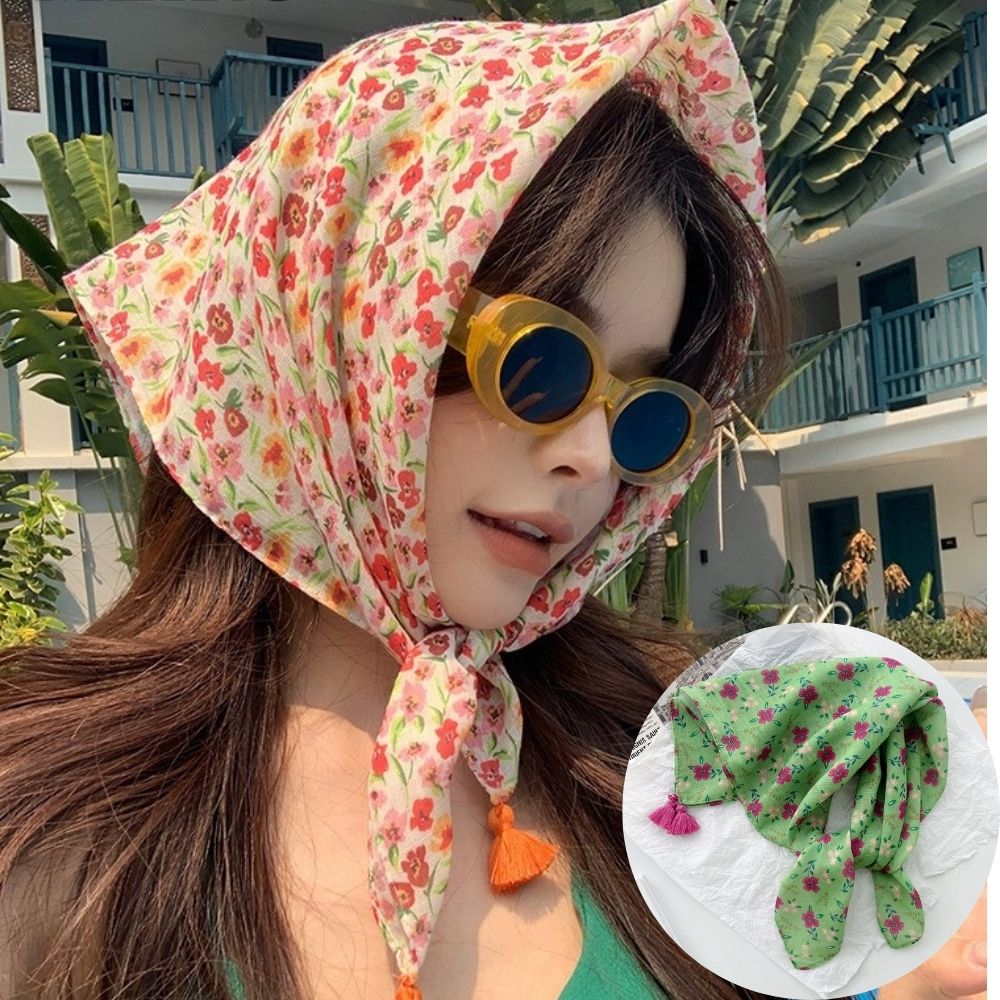 Summer Scarf Colorful Flower P – обзор и цена Bandana Cotton