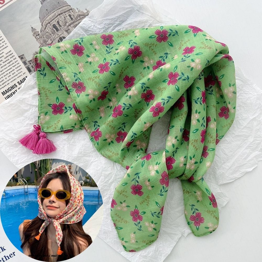 Summer Scarf Colorful Flower P – обзор и цена Bandana Cotton