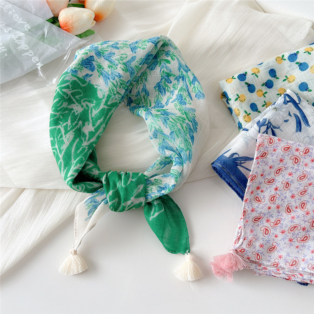 Summer Scarf Colorful Flower P – обзор и цена Bandana Cotton