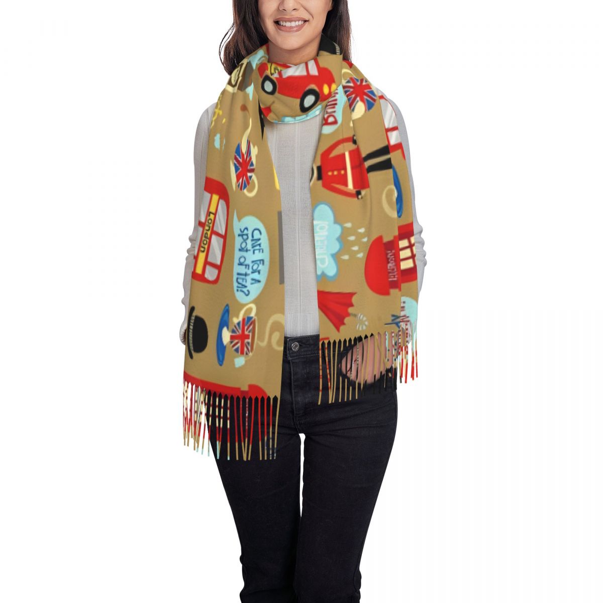 Enchanted London Scarf for Wom – обзор и цена Pashmina Wrap Large