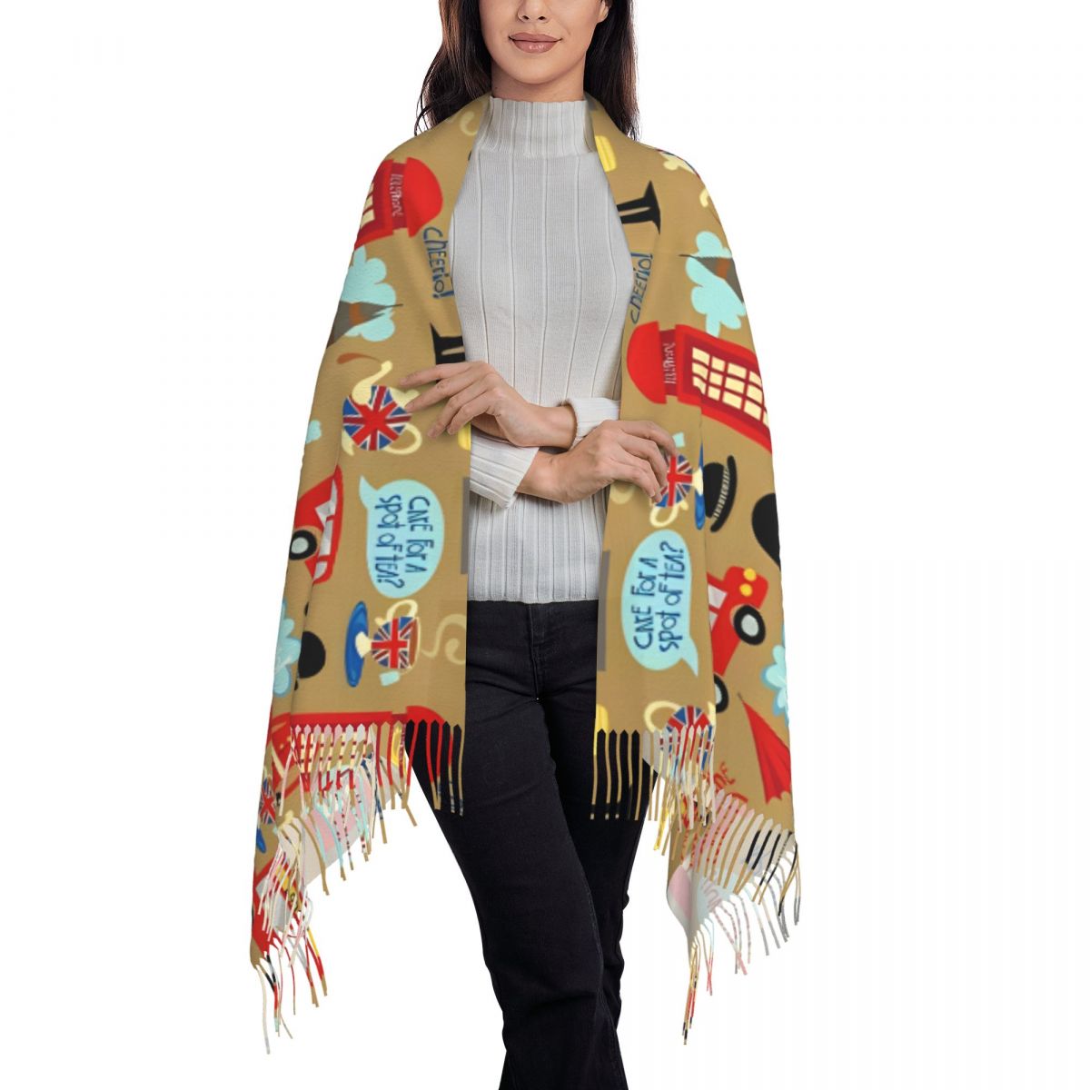 Enchanted London Scarf for Wom – обзор и цена Pashmina Wrap Large