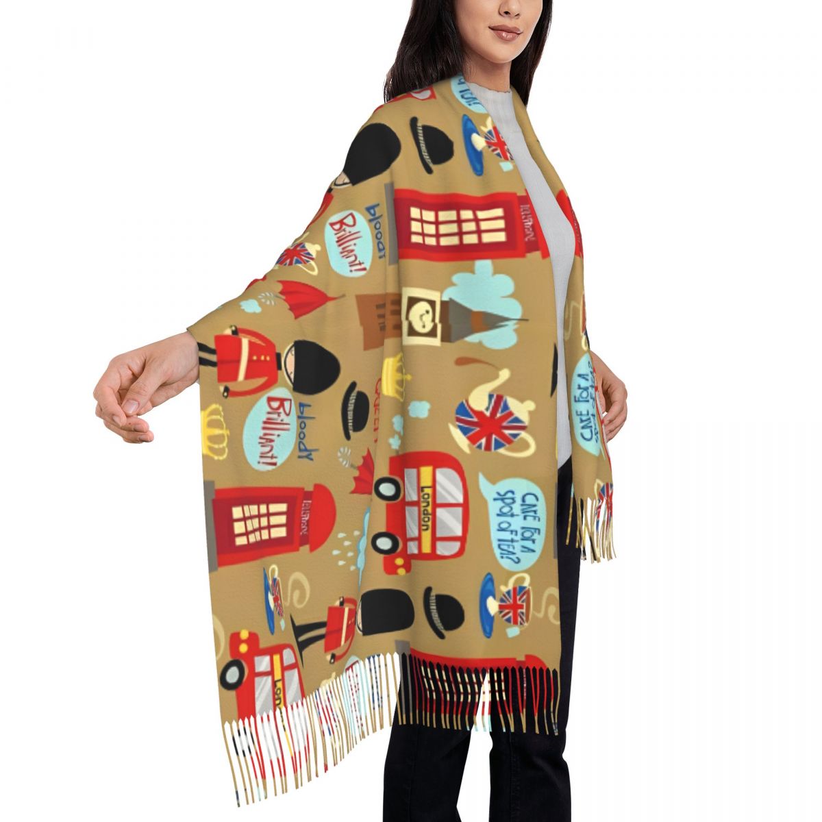 Enchanted London Scarf for Wom – обзор и цена Pashmina Wrap Large