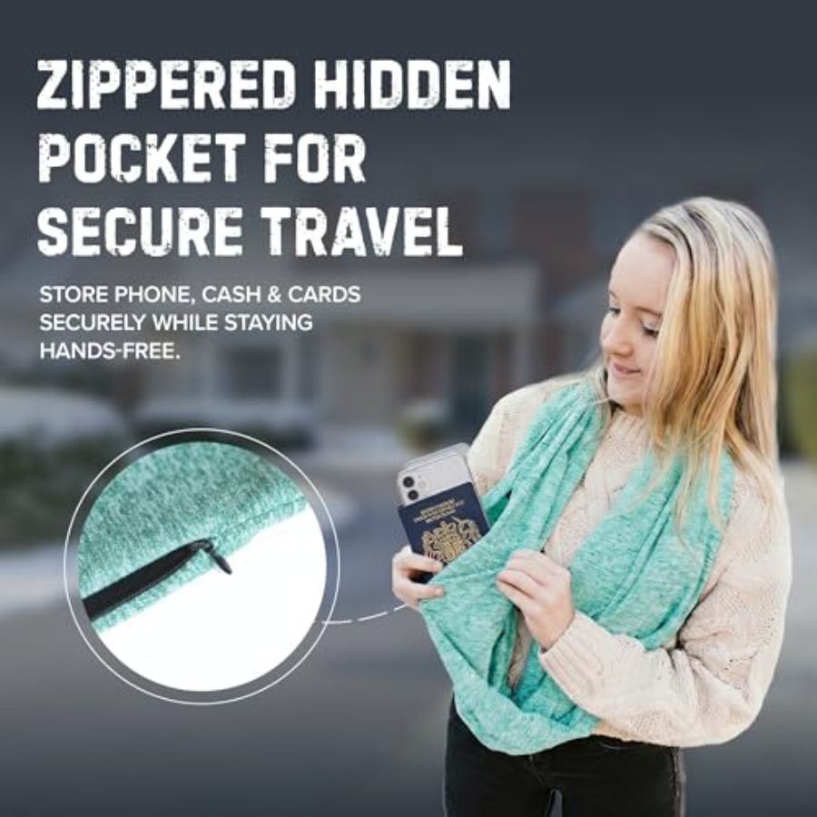 Infinity Travel Scarf Loop wit – обзор и цена Infinity Scarf Knit