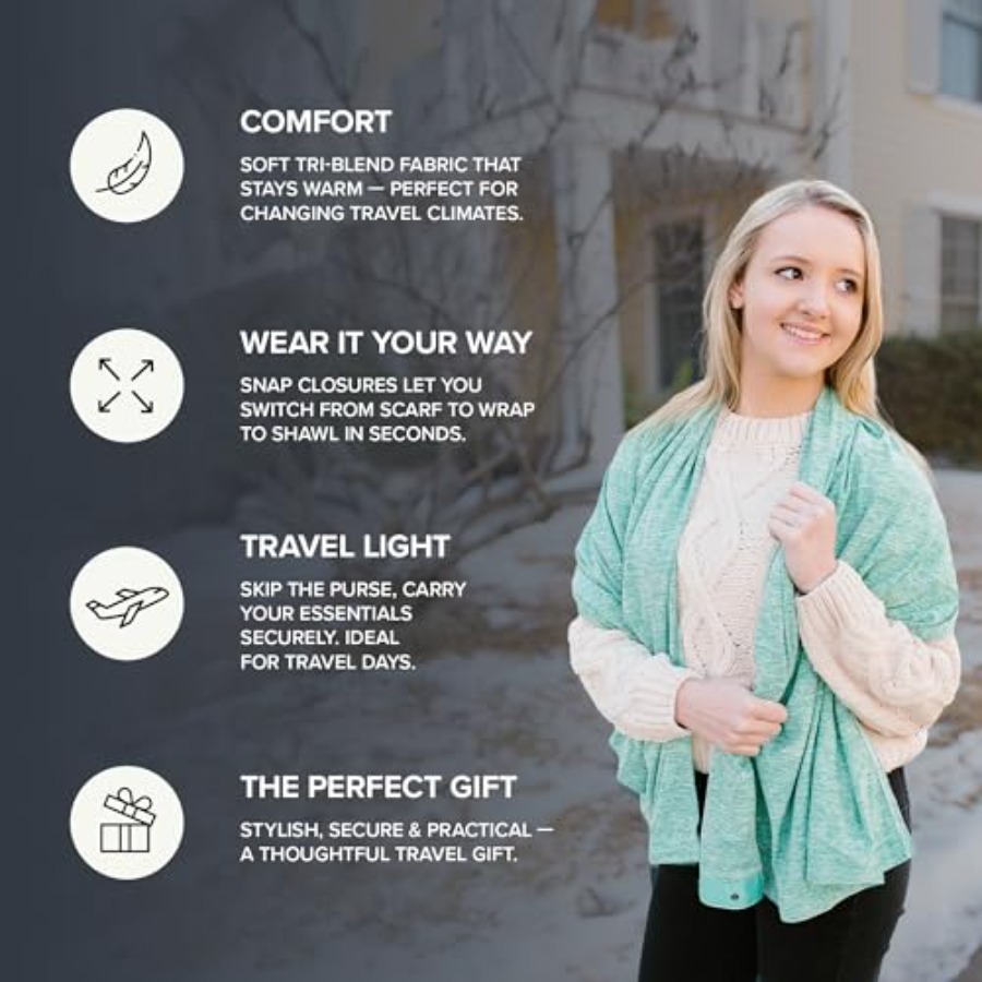 Infinity Travel Scarf Loop wit – обзор и цена Infinity Scarf Knit