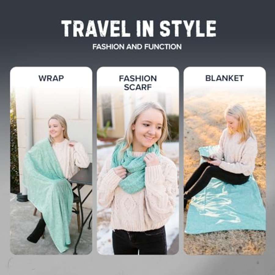 Infinity Travel Scarf Loop wit – обзор и цена Infinity Scarf Knit