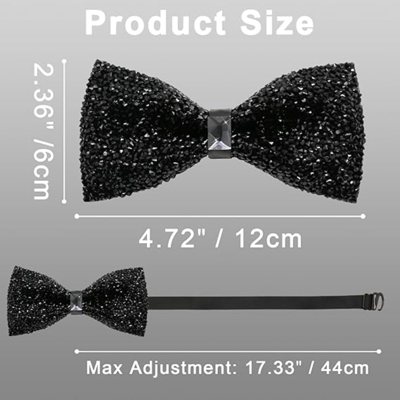 Fashion Rhinestone Bow Ties fo – обзор и цена Bow Tie Pre Tied