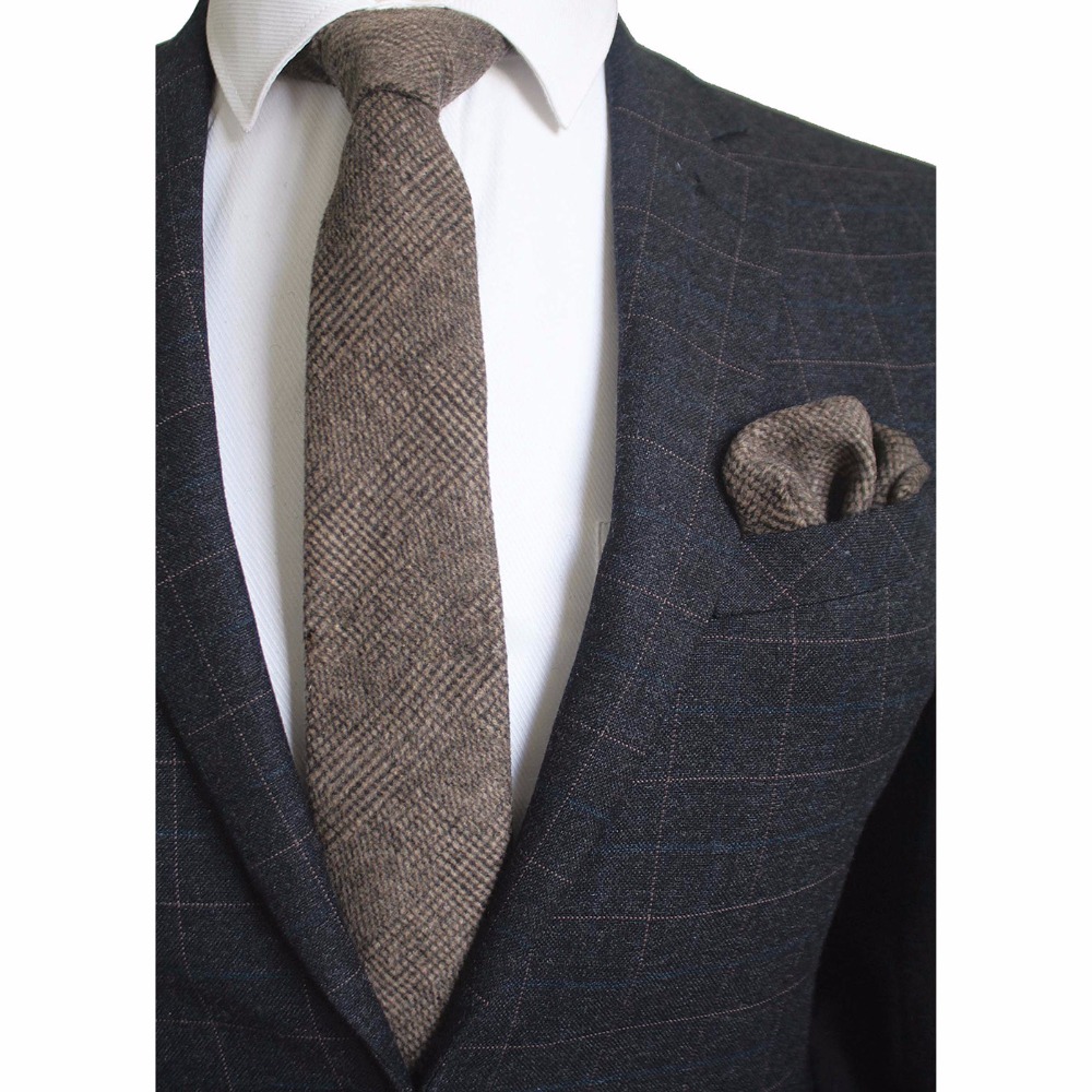 Ricnais 8cm Wool Necktie Solid – обзор и цена Handkerchief Cotton Men