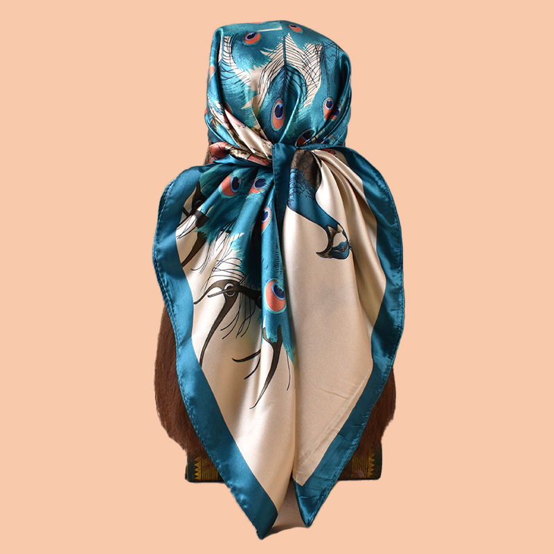 1PC Ladies Large Square Scarf  – обзор и цена Scarf Silk Square