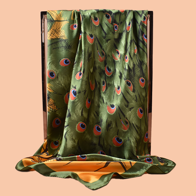 1PC Ladies Large Square Scarf  – обзор и цена Scarf Silk Square