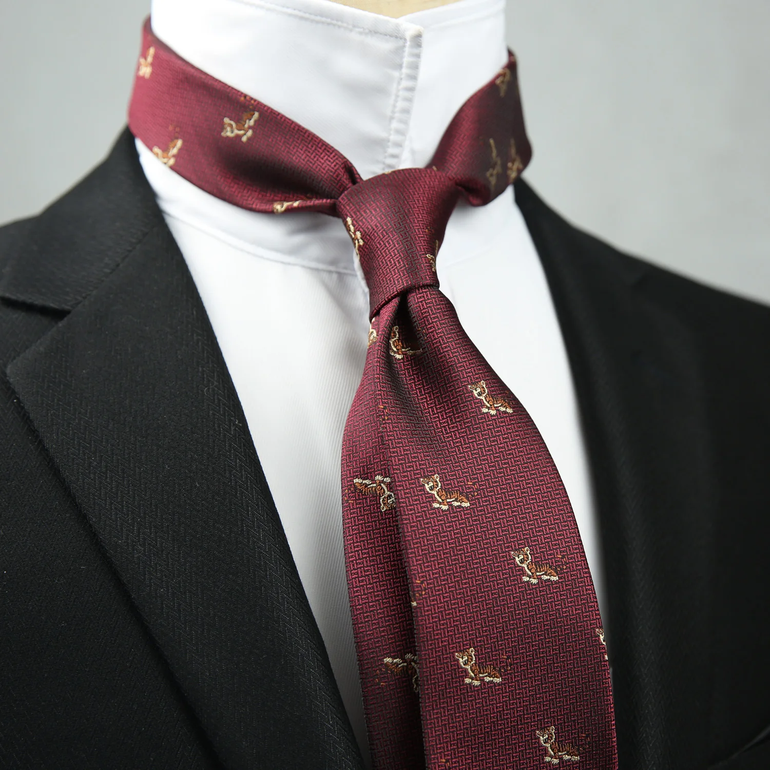 Linbaiway Business Floral Prin – обзор и цена Skinny Tie Men