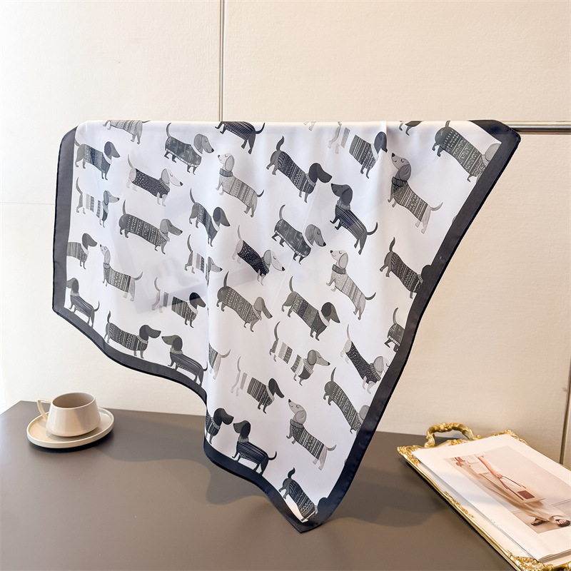 Ladies Cotton Dog Printed Squa – обзор и цена Bandana Cotton