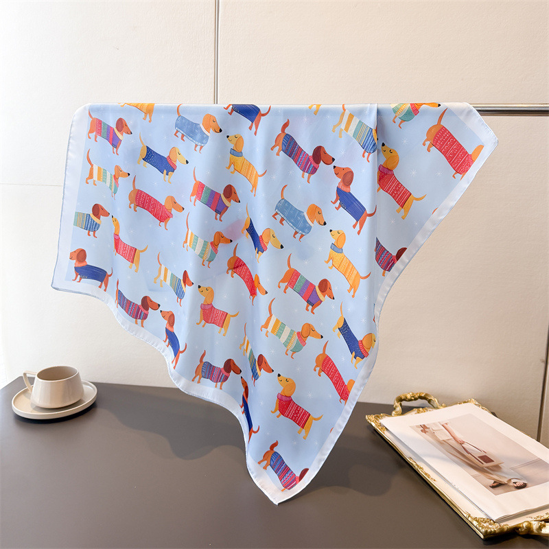 Ladies Cotton Dog Printed Squa – обзор и цена Bandana Cotton