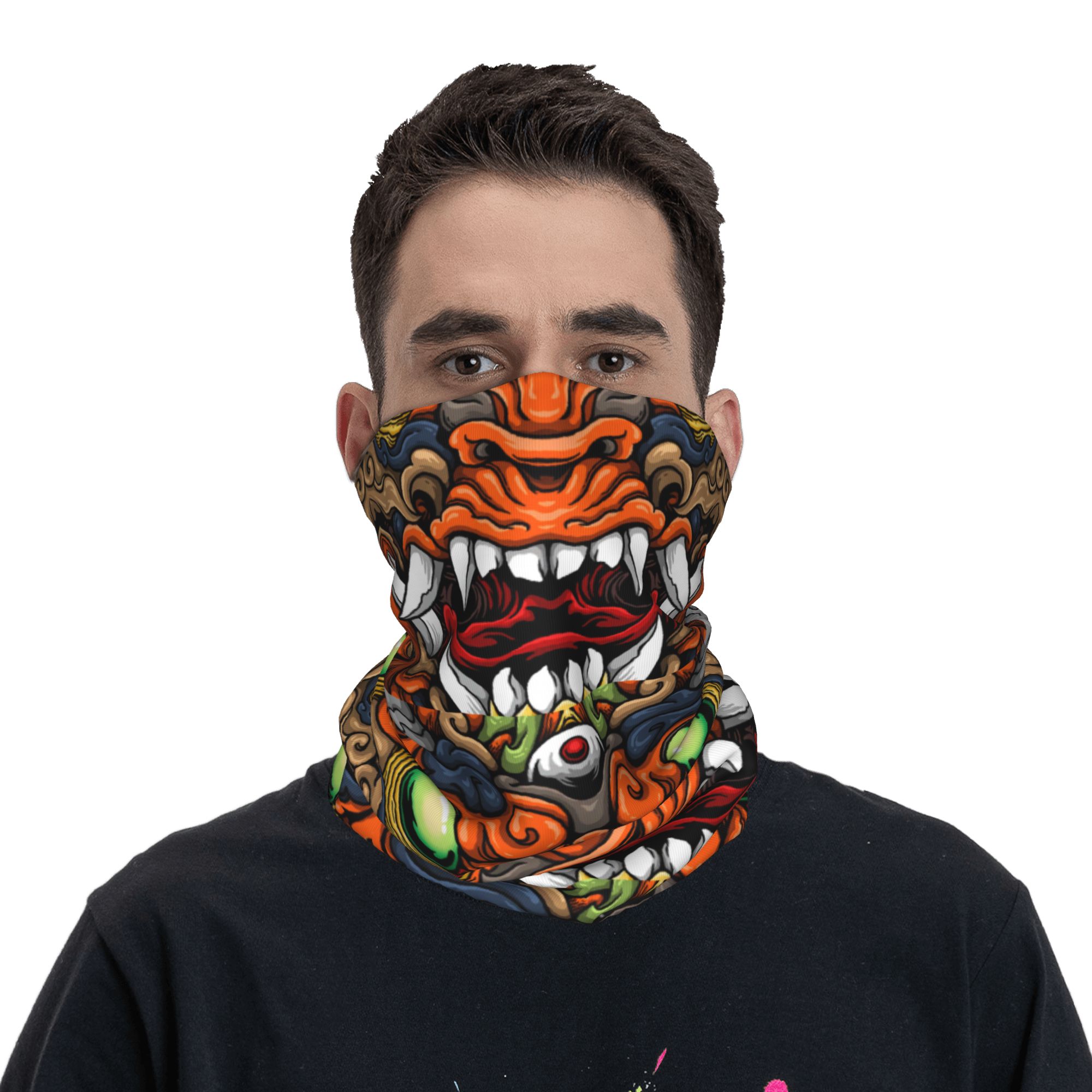 Custom Samurai Demon Oni Winte – обзор и цена Neck Warmer Tube