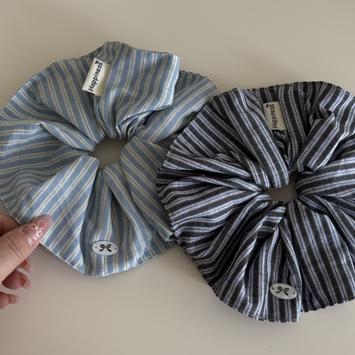 Korea Fashion Stripe Hair Rubb – обзор и цена Silk Tie Striped