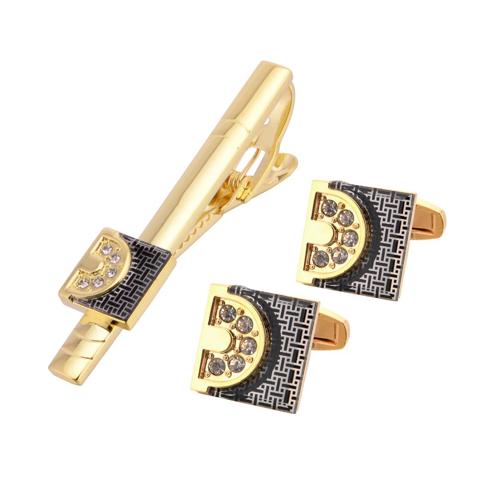Gold Tone Cufflinks Tie Bar Se – обзор и цена Tie Bar Set Gift