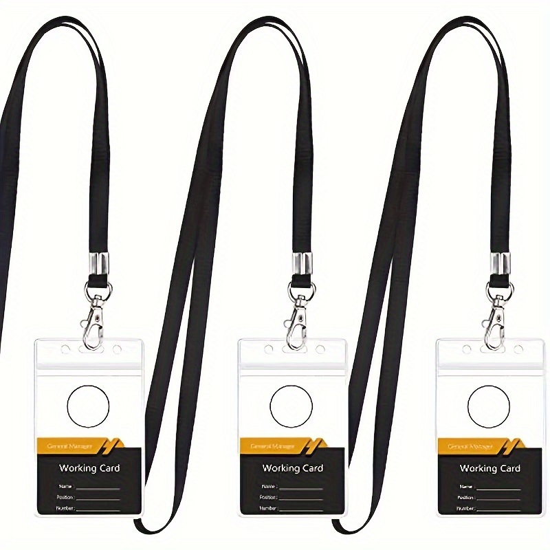 transparent waterproof name ba – обзор и цена Lanyard Badge Holder