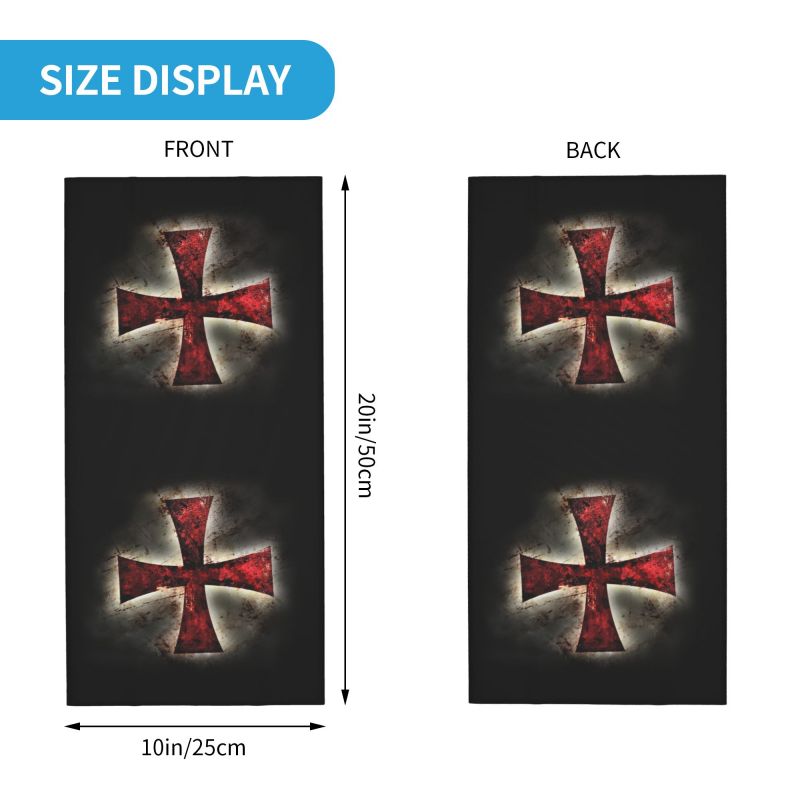 Custom Knights Templar Flag Ba – обзор и цена Neck Warmer Tube