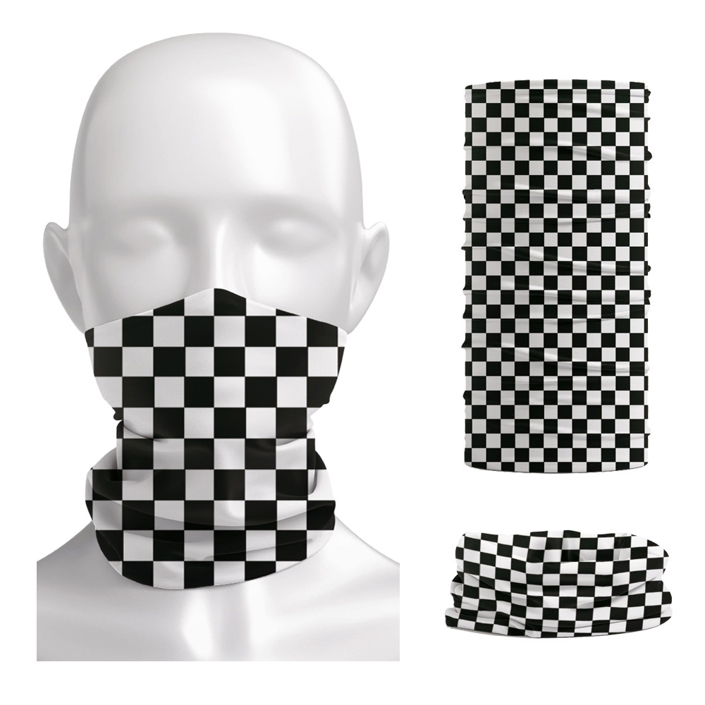 Checkered Ska Printed Headband – обзор и цена Neck Warmer Tube